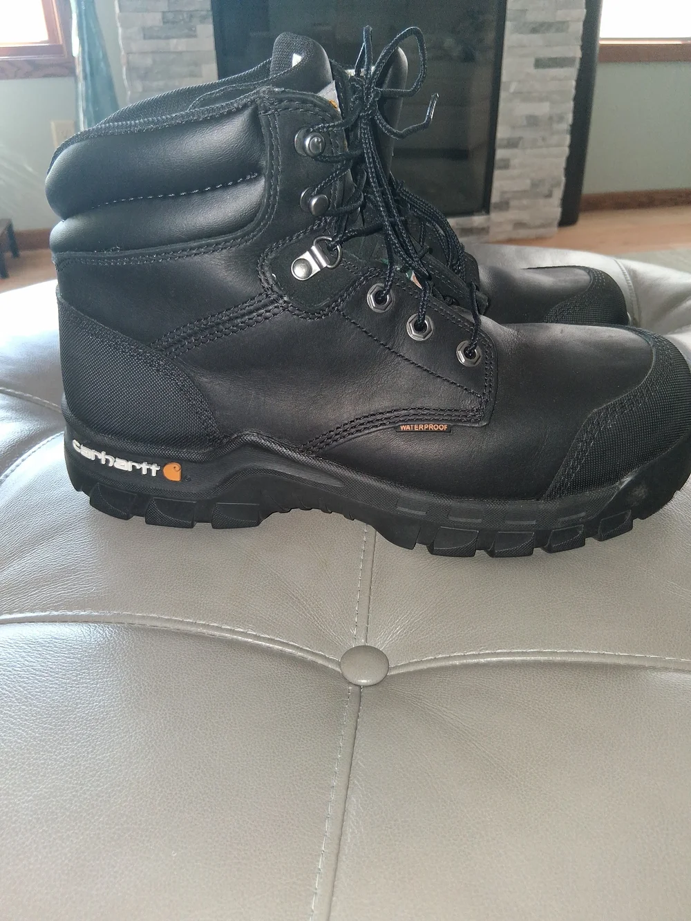 Carhartt Men's Black Rugged Work Boots